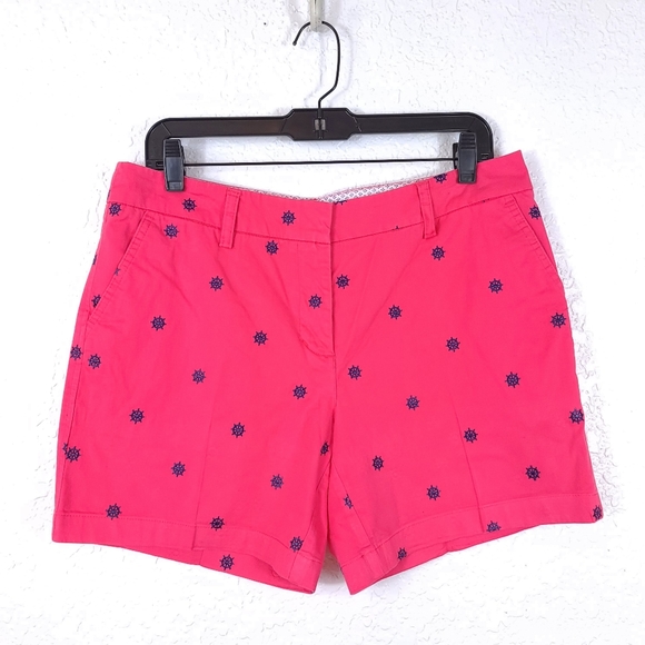 British Khaki Pants - BRITISH KHAKI Nautical Ship Wheels Print Shorts